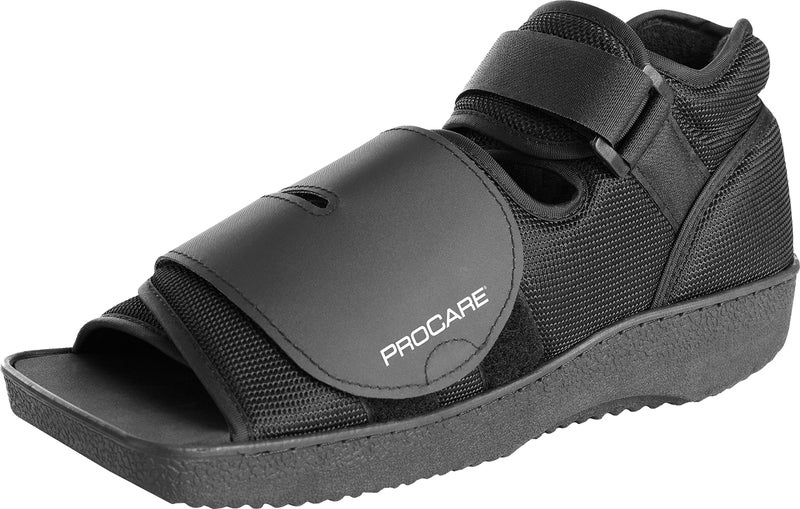 ProCare Squared Toe PostOp Shoe XLarge Shoe Size Womens 135 Mens 125 Black